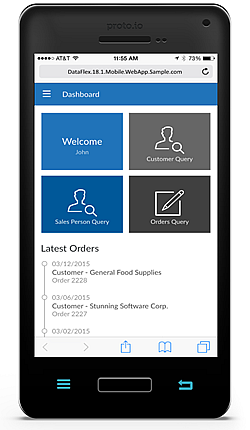 DataFlex mobile app