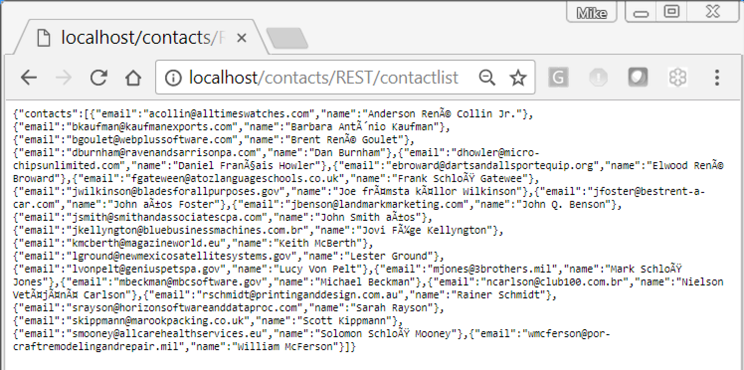 RESTful JSON Web Services example 14